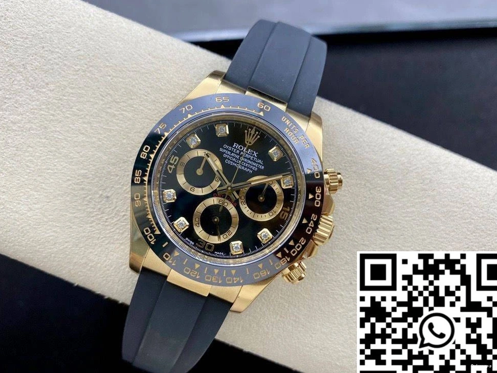 M116518ln-0078 Daytona Rolex Rubber Clean Cosmograph Factory Strap 0223